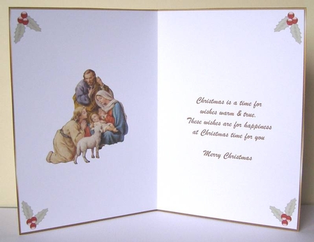 A Child is Born Christmas Insert by Margaret McCartney