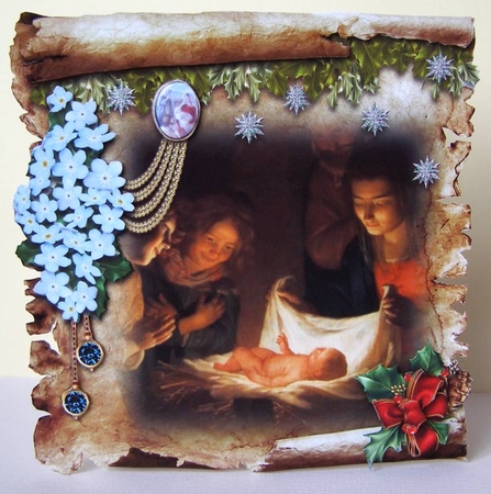 Nativity Scrolls 16 by Margaret McCartney