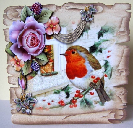 Christmas Birds 2 by Margaret McCartney