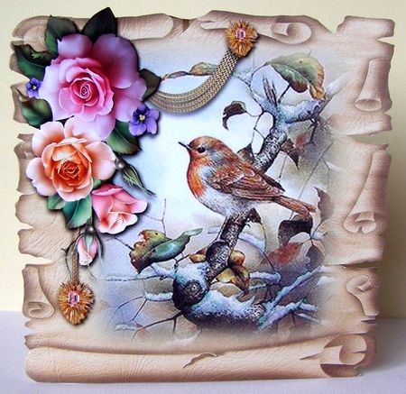 Christmas Birds 3 by Margaret McCartney