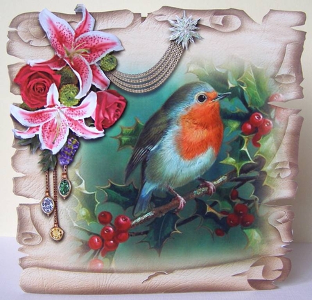 Christmas Birds 16 by Margaret McCartney