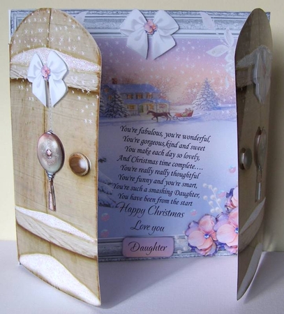 8x8 CHRISTMAS THROUGH THE GATES DAUGHTER MINI KIT  by Margaret McCartney