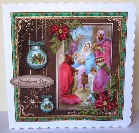 Happy Holidays Nativity Scene Kit.8 by Margaret McCartney