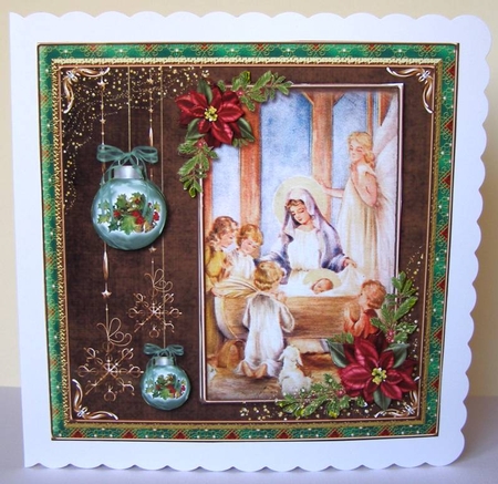 Happy Holidays Nativity Scene Kit.9 by Margaret McCartney