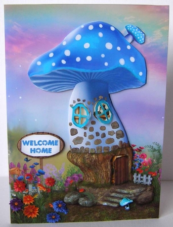 Mushroom House (Type B) with Door and Windows by Margaret McCartney