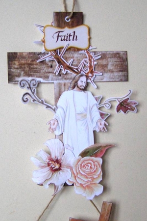At the Cross - Hanging easter Trio by Margaret McCartney