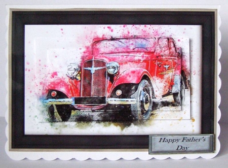 Abstract Vintage Car 2 by Margaret McCartney