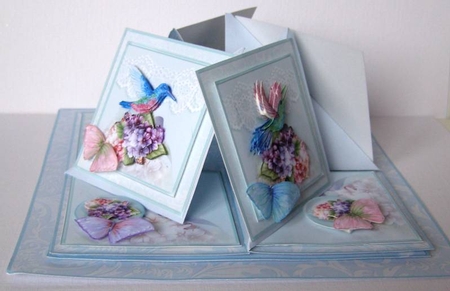 Birds and Butterflies Quad Easel Kit.5 by Margaret McCartney