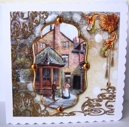 Misty  Morning - The Pack Horse Pub by Margaret McCartney