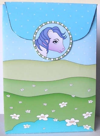 3D Gift Bag Mini Kit - Cute Little Pony Twilight  by Margaret McCartney