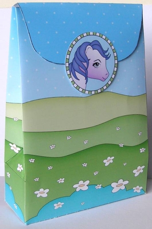 3D Gift Bag Mini Kit - Cute Little Pony Twilight  by Margaret McCartney