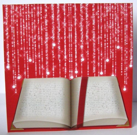 Christmas 3 Sparkly Party Lights Background by Margaret McCartney