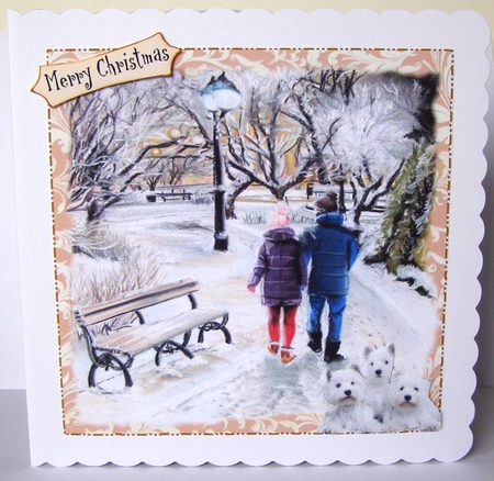 WALKIES PORTRAIT WESTIES & COUPLE by Margaret McCartney