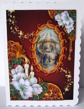 Lattice Corners - Nativity by Margaret McCartney