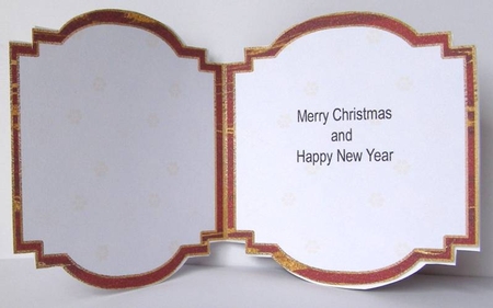 Christmas Teddies Mini Cards Inserts 6 by Margaret McCartney