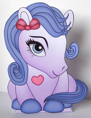 3D Cute Treat Box Gift Set Mini Kit - Cute Little Pony Twilight  by Margaret McCartney