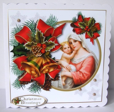 7x7 beautiful nativity choice of scenes mini kit by Margaret McCartney