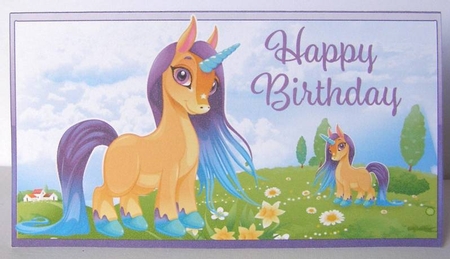 Pretty Unicorn 2 - Gift/Voucher/Money/Wallet/Envelopes by Margaret McCartney
