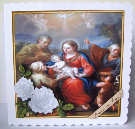 Christmas Roses - Nativity by Margaret McCartney
