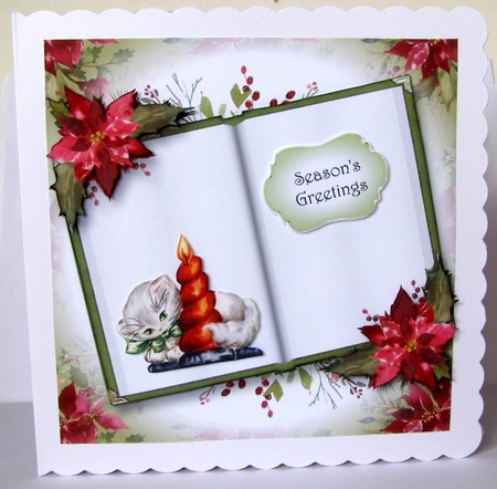Blank Christmas Open Book Bumper Kit 3 by Margaret McCartney