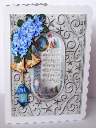 Embossed Stars - Carol by Margaret McCartney