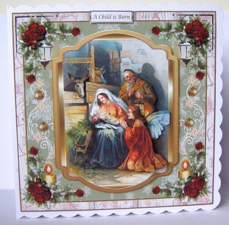 Christmas Vintage Nativity Mini Kit by Margaret McCartney