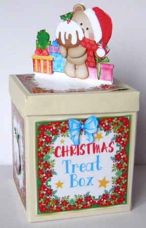 Table & Tree Gift Box - Teddys Treat Box by Margaret McCartney