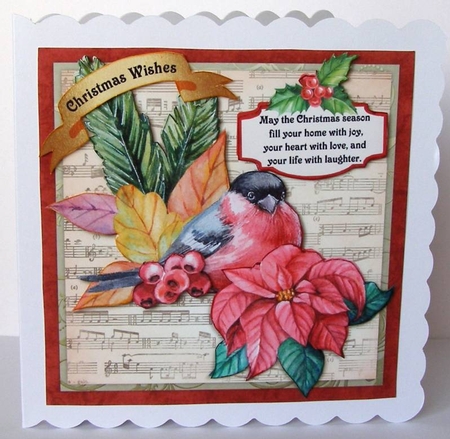A Christmas Chorus  Keeping it Simple 6x6 Card Kit by Margaret McCartney