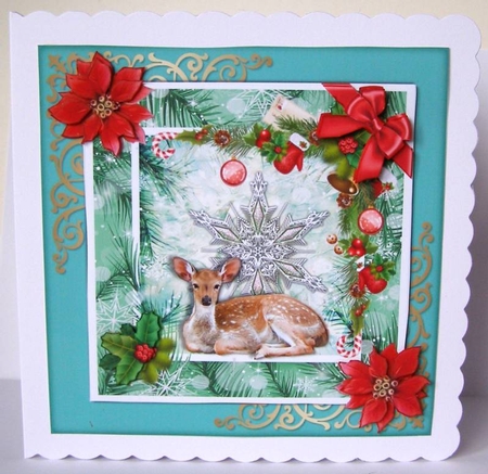 Seasonal Stags 3 by Margaret McCartney