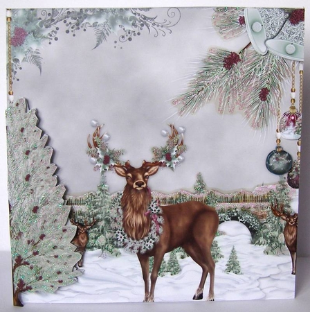 C463-TopperASChristmasStag3 by Margaret McCartney