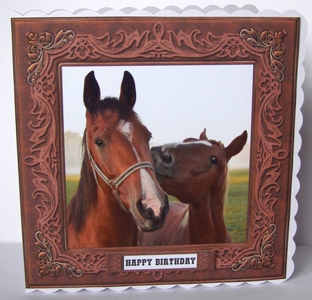 Sending My Love - Horse Kisses by Margaret McCartney