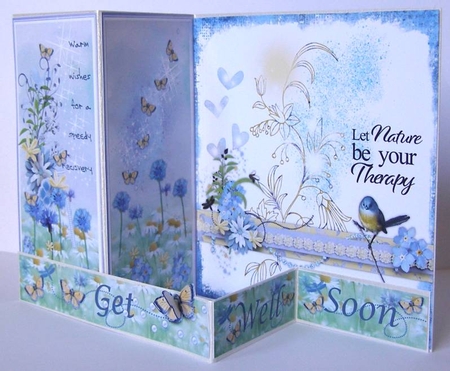 Z Fold Get Well Soon including Template  by Margaret McCartney