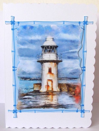 Lighthouse Scroll Quick Card by Margaret McCartney