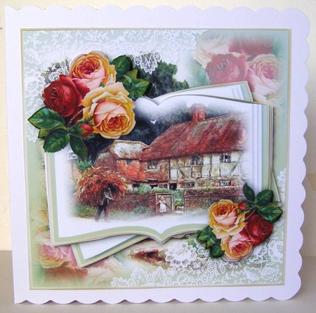 Vintage Country Farmhouse 2 by Margaret McCartney