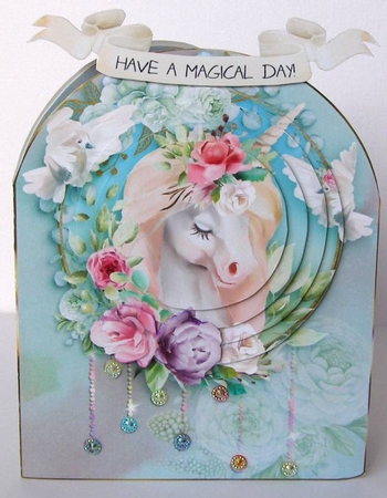 Unicorn Pyramid Full Card Mini Kit-1 by Margaret McCartney