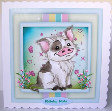 Cute Porky Pig  by Margaret McCartney
