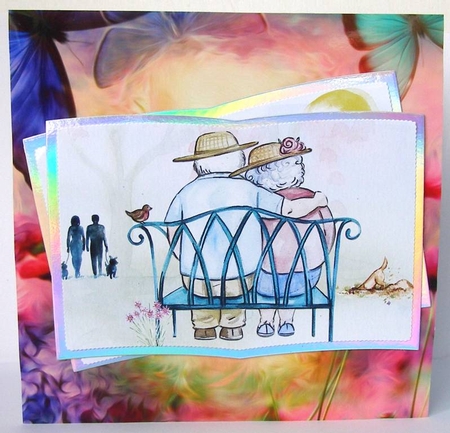 Butterfly Meadow 8x8 Papers by Margaret McCartney