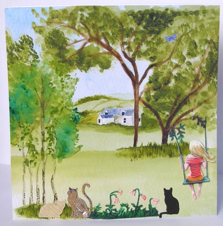4 Seasons Watercolour Scenes by Margaret McCartney