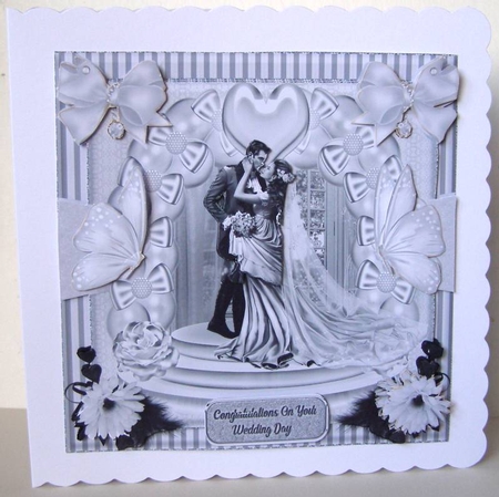 8 x 8 Mini Kit: Monochrome Wedding by Margaret McCartney