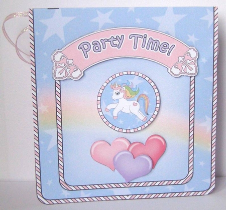 3D Gift Bag Mini Kit - My Cute Little Unicorn by Margaret McCartney
