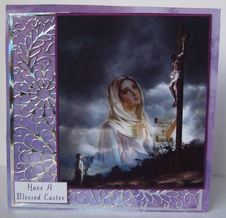 Card front Easter Religious by Margaret McCartney