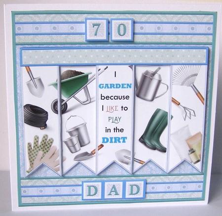 THE GARDENER Easy Cut Family Word Strips, Alphabet & Age Tiles Word Kit by Margaret McCartney