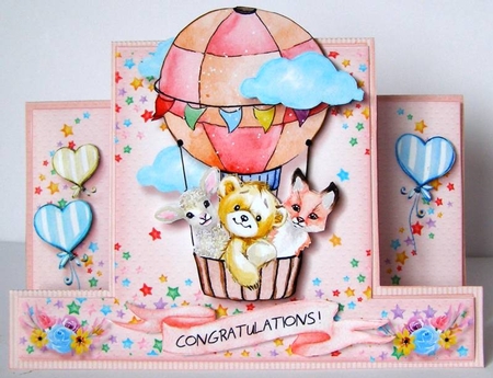 Centre Stepper Balloon Ride Kit-2 by Margaret McCartney