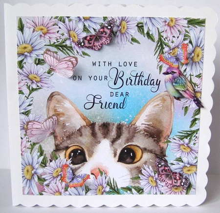 Friend Birthday 7x7 Quick card by Margaret McCartney