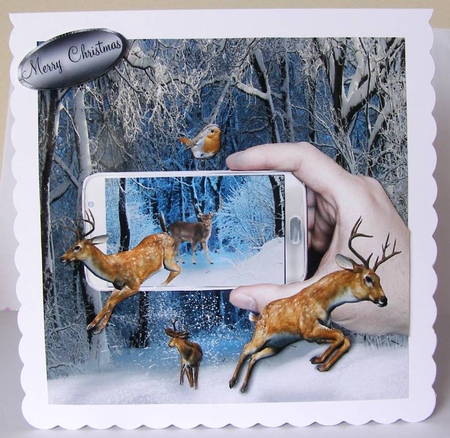 winter mobile by Margaret McCartney