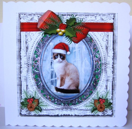 Christmas Cat by Margaret McCartney