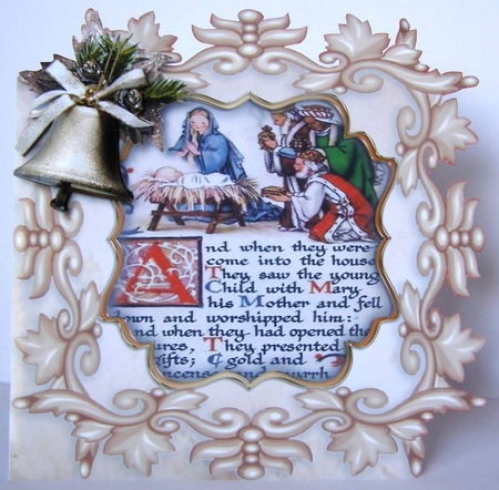Cutaway Corner Christmas - Adoration by Margaret McCartney