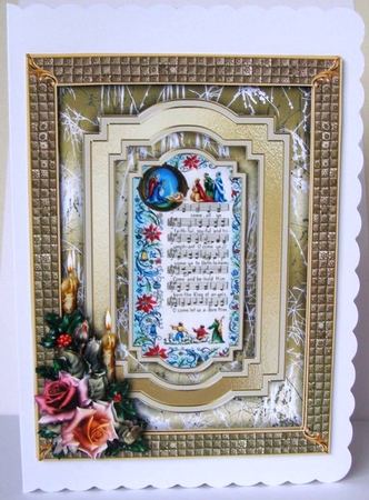 Quilted Opulence - Autumn Roses by Margaret McCartney