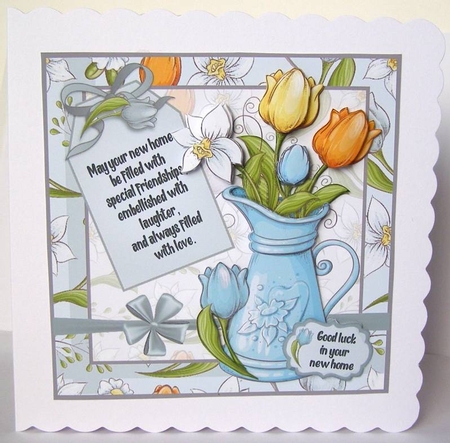 New home flower vase by Margaret McCartney
