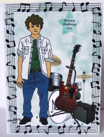 Happy Birthday Teenager Boy by Margaret McCartney
